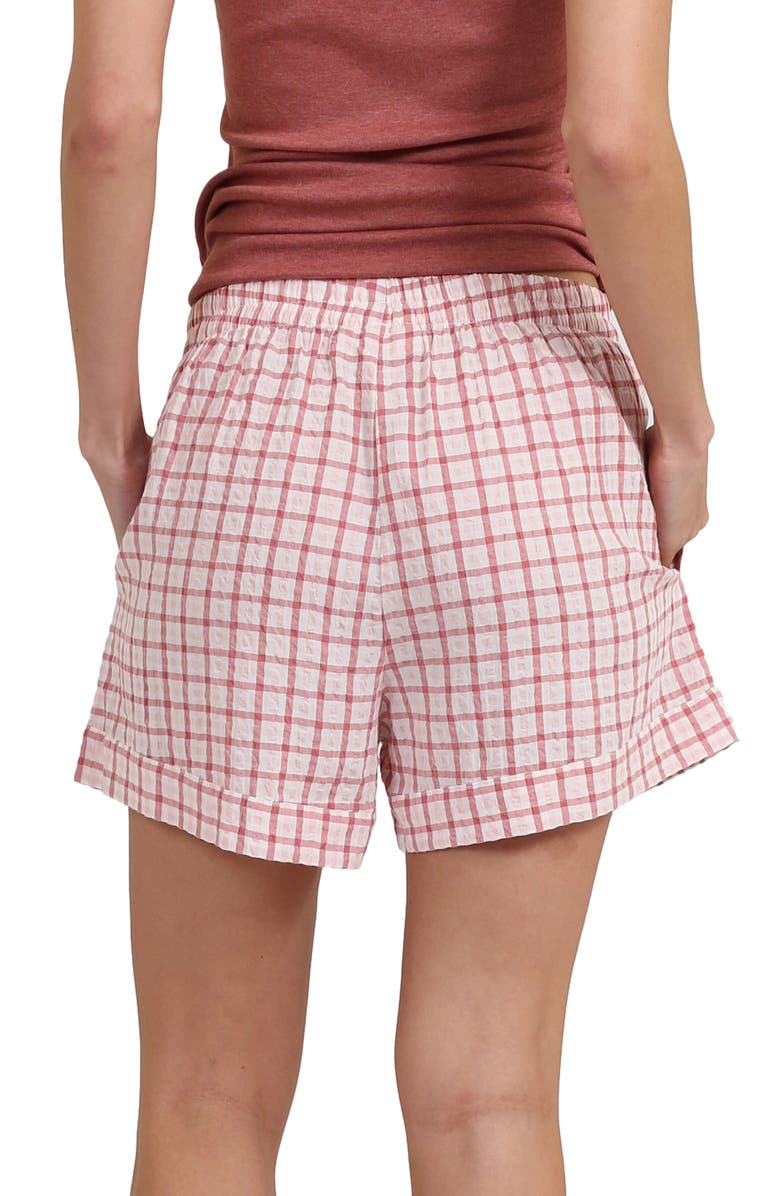 Papinelle Seersucker Pajama Shorts, Alternate, color, 