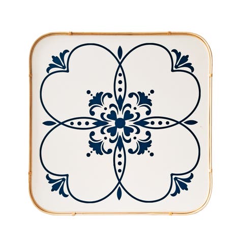 Floral Tile Wall Decor