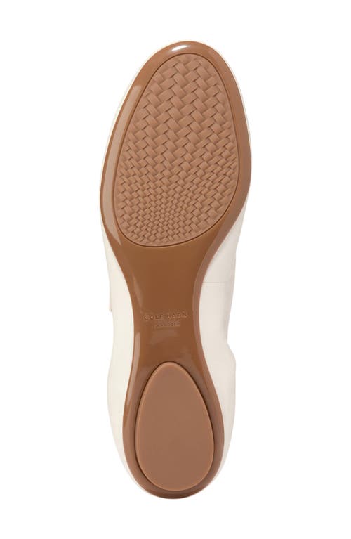 Cole Haan Graclyn Mary Jane Ballet Flat In Ivory Leather