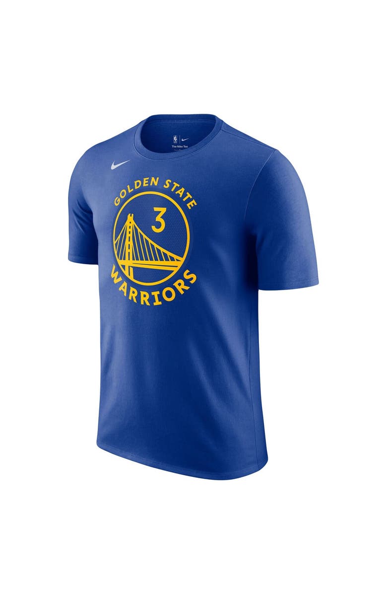Nike Men's Nike Jordan Poole Royal Golden State Warriors Icon 2022/23 Name & Number T-Shirt, Alternate, color, 
