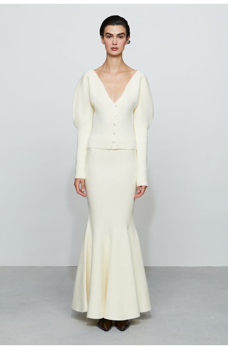 Et Ochs Wesley Knit Skirt, Alternate, color, Ivory