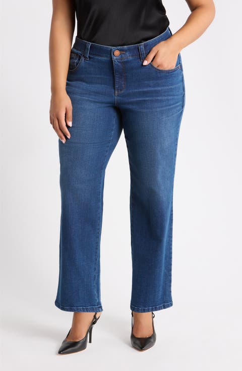 Sawyer High Waist Straight Leg Jeans