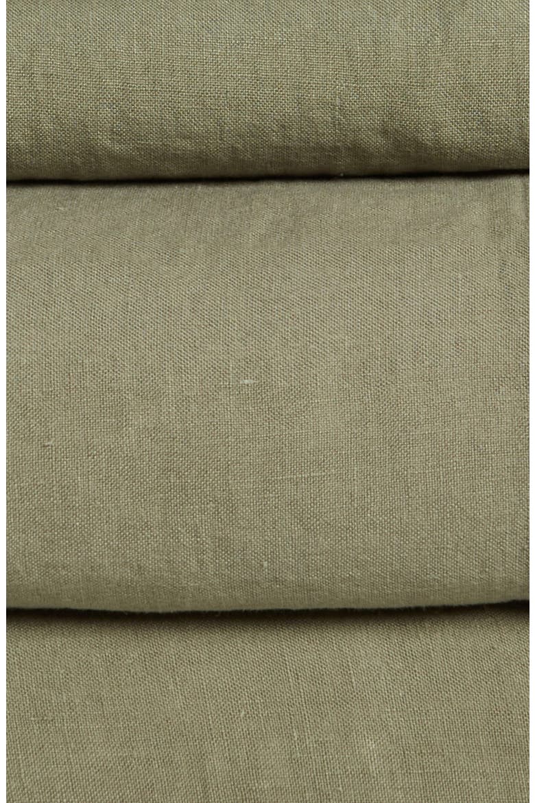 Linen Sheet Set, Alternate, color, MOSS