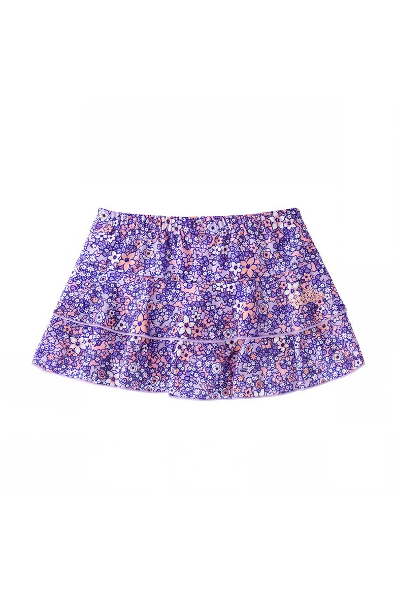Sunny Swim Skirt, Alternate, color, Lavender Fields