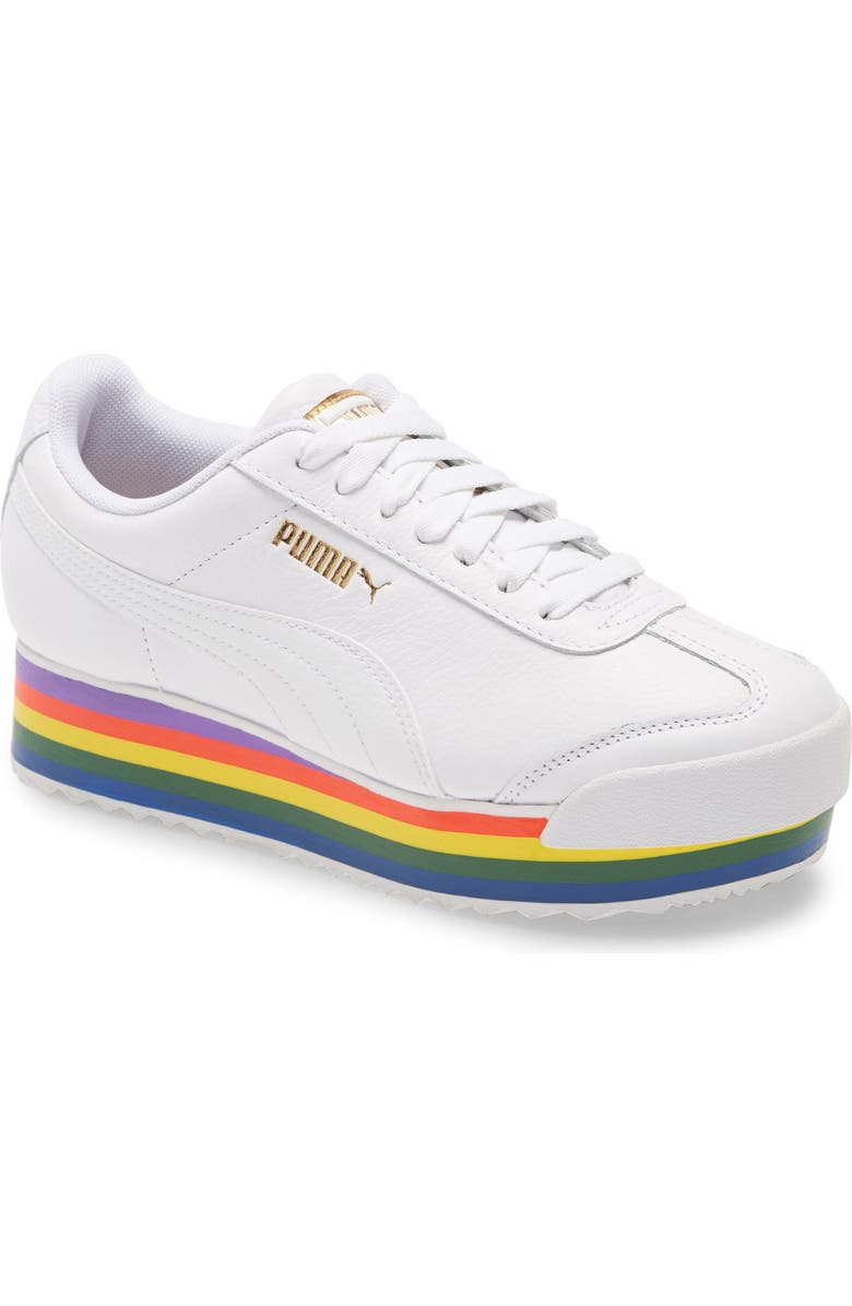 PUMA Roma Amor Rainbow Platform Sneaker, Main, color,