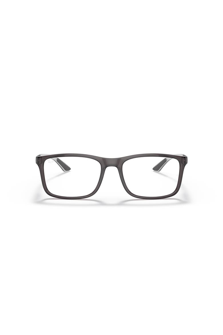 55mm Rectangle optical glasses, Alternate, color, Grey