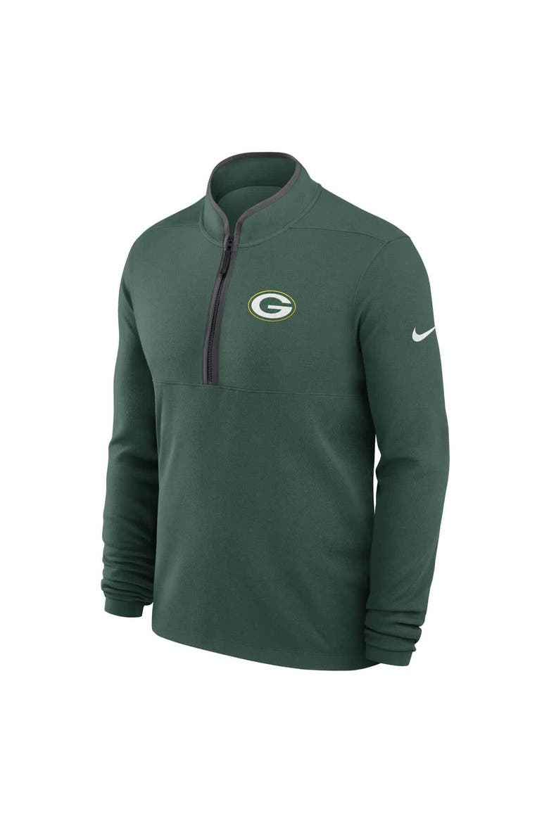 Men's Nike Green Green Bay Packers Lightweight Victory Performance Half-Zip Pullover, Alternate, color, Green