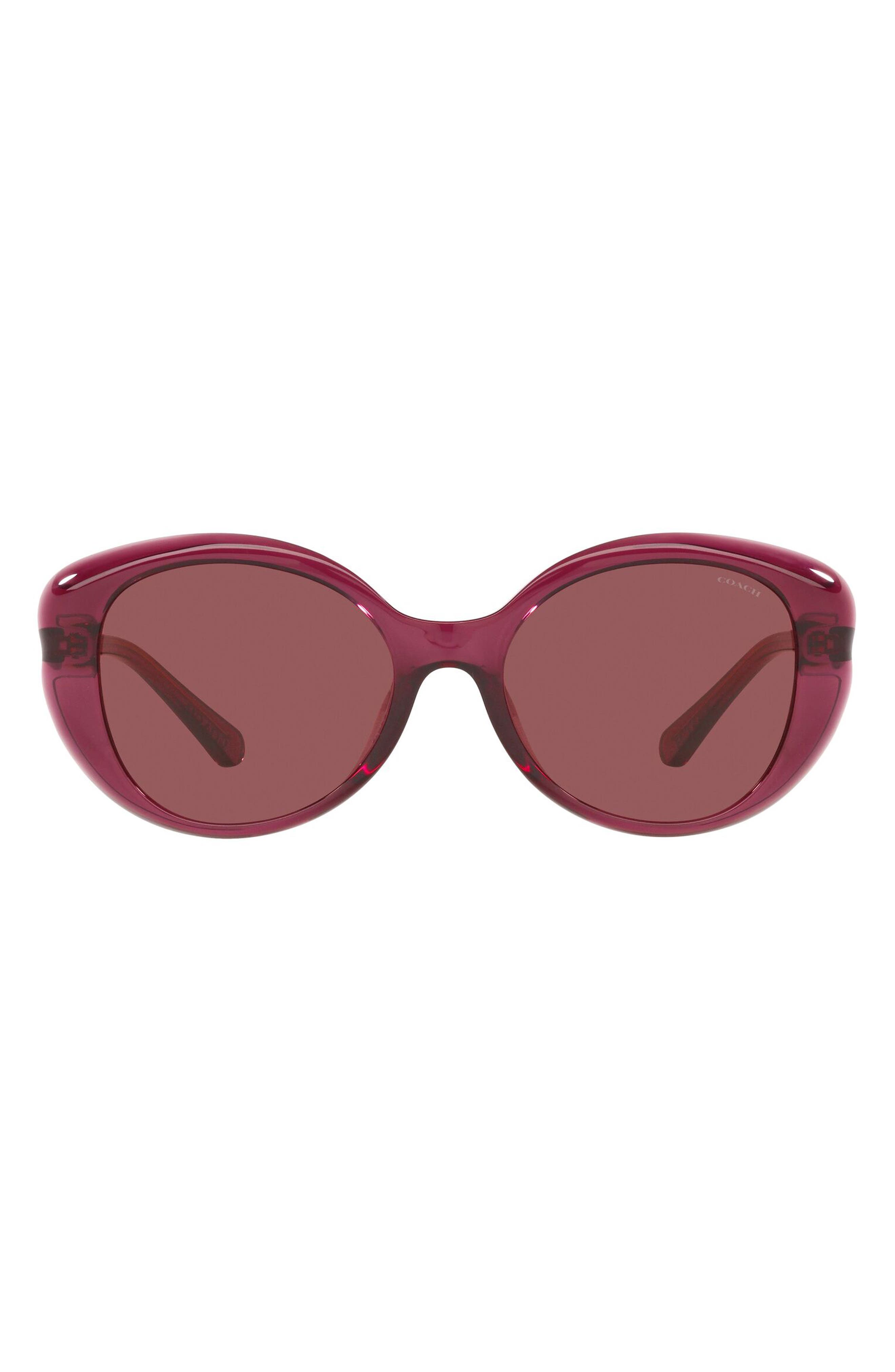 COACH 54mm Round Sunglasses
