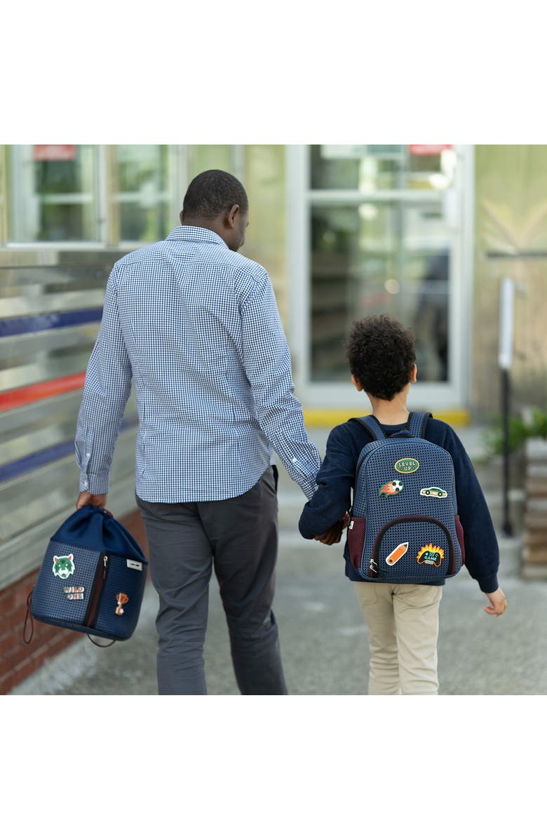 Light+Nine Placid Ocean Starter Water Resistant Backpack, Alternate, color,