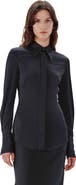 Another Tomorrow Bias Seamed Shirt