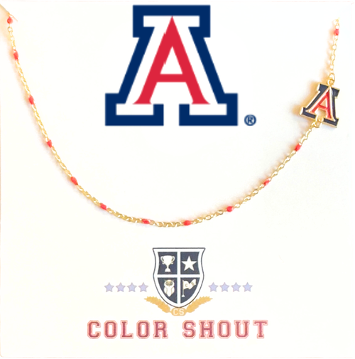 Color Shout Arizona Side Necklace In Gold
