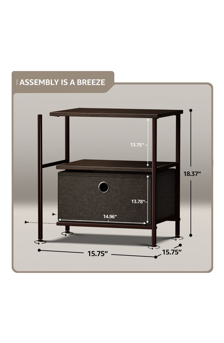 SORBUS Pink Table Dresser, Alternate, color,