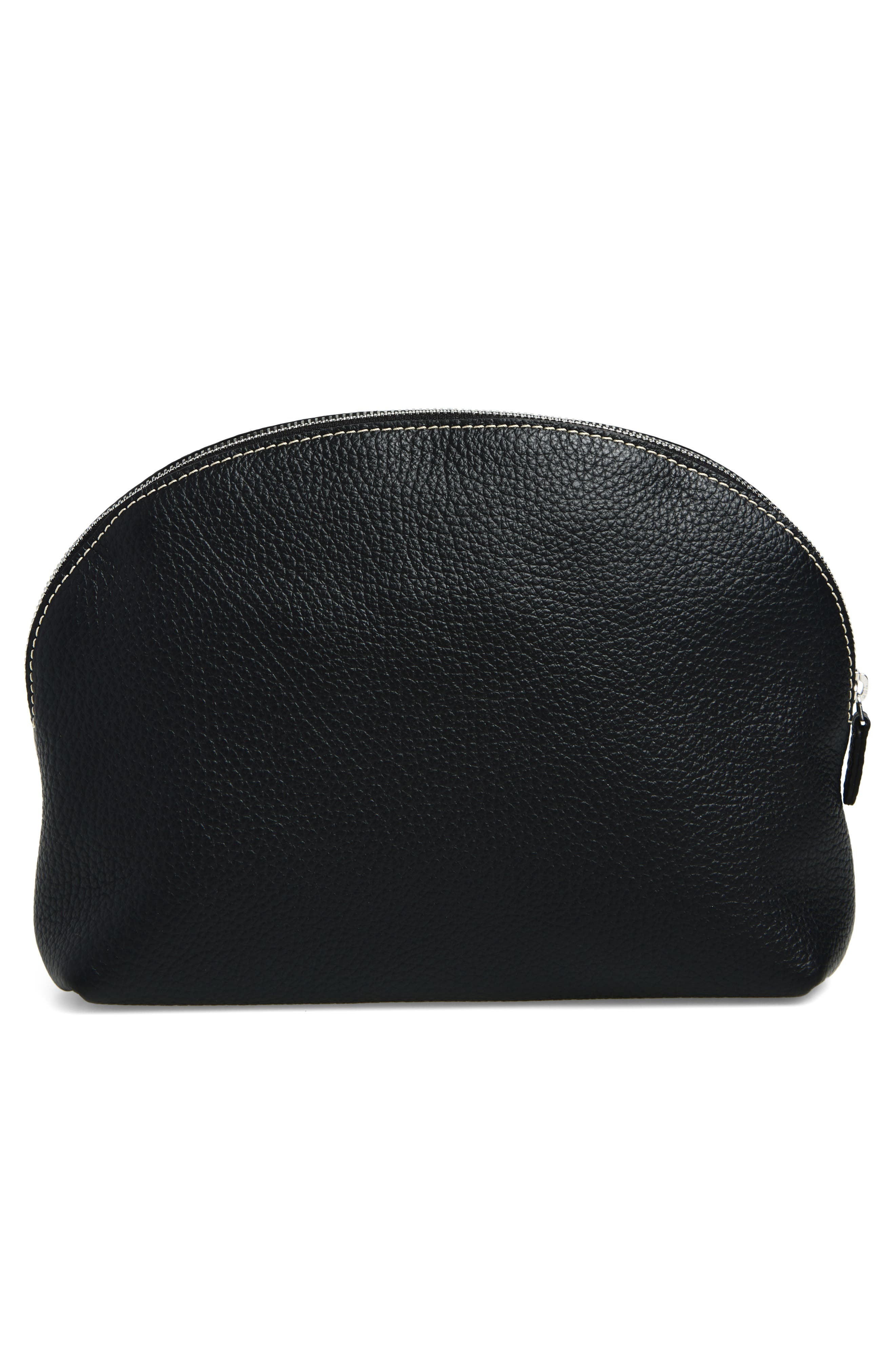 Lié Studio The Margot Pouch, Alternate, color, Black Grosgrain