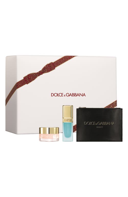 Dolce & Gabbana Dolce&gabbana Lip Scrub & Lip Oil Set In Transparent