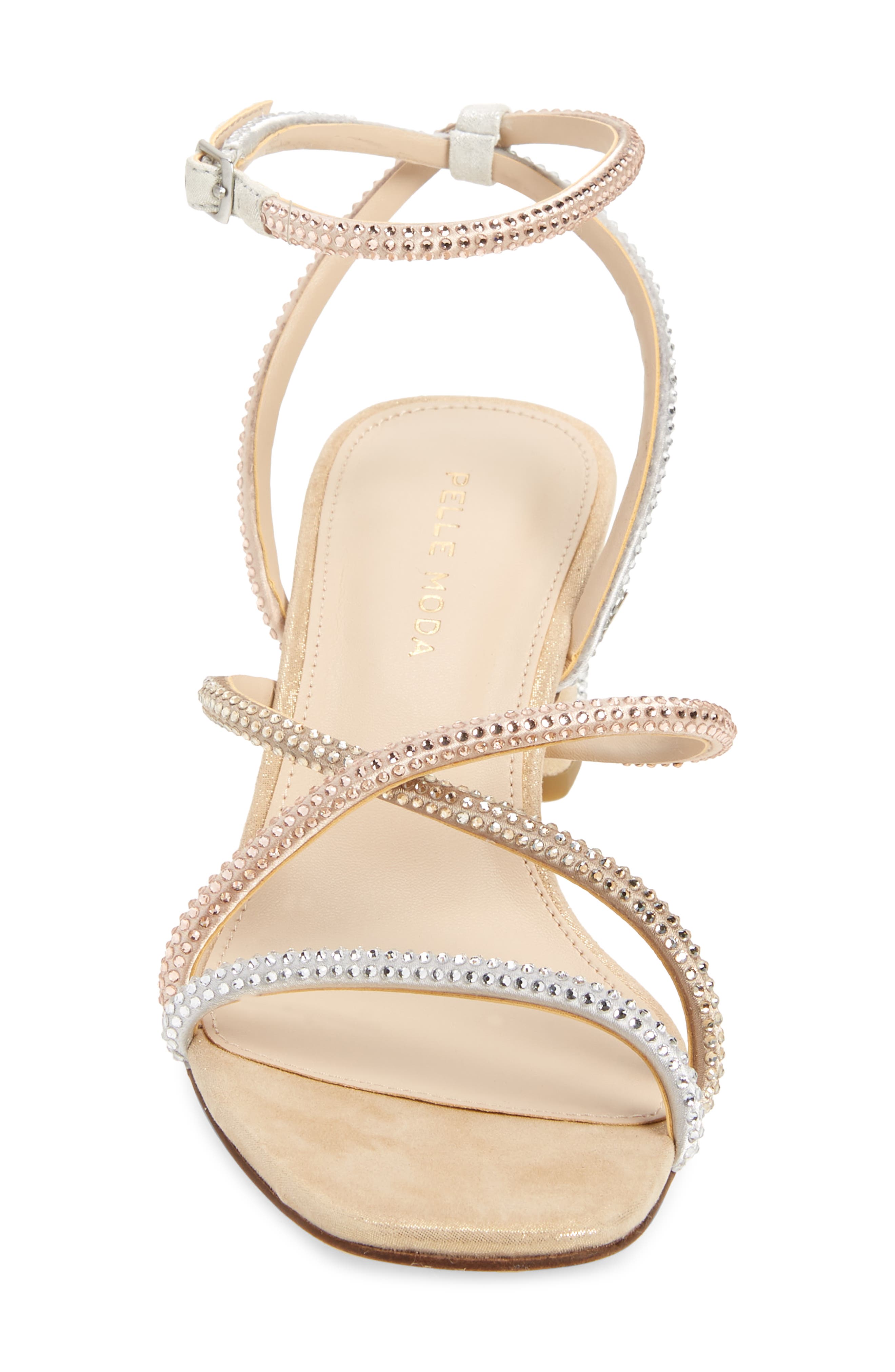 Viena Strappy Sandal, Alternate, color, PLAT GOLD