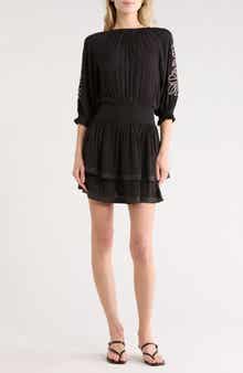 Ramy Brook Tayla Floral Embroidered Minidress