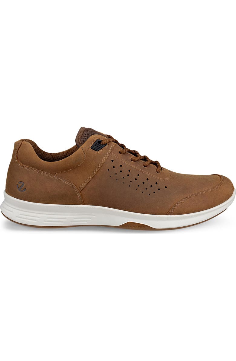 ECCO Exceed Water Resistant Lace-Up Oxford, Alternate, color, Camel