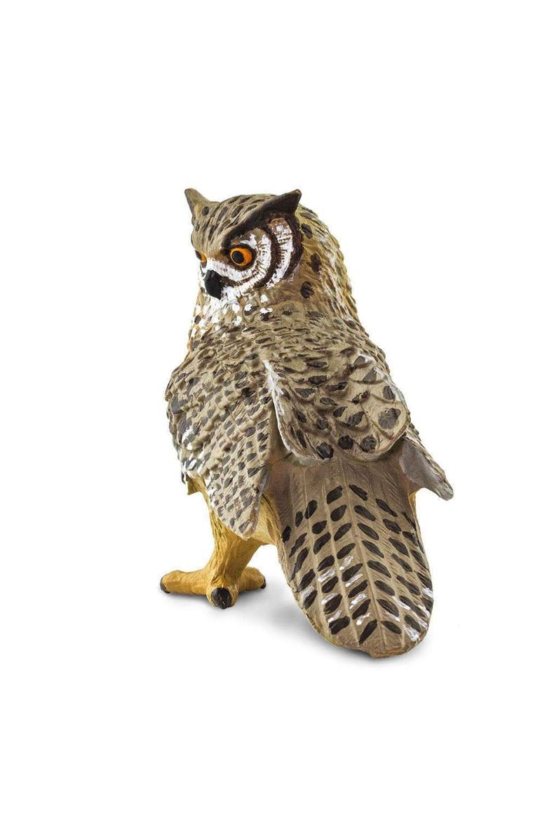 Safari Ltd. Eagle Owl Kids Toy Figure, Alternate, color, NO COLOR