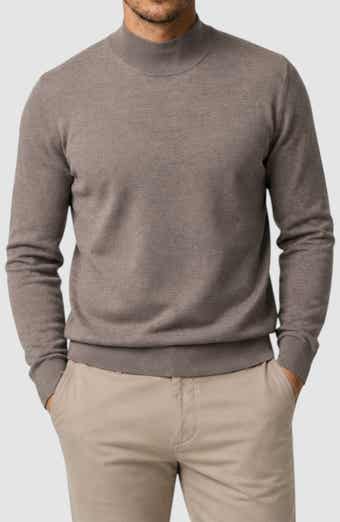 Featherweight Merino Mock Neck Sweater