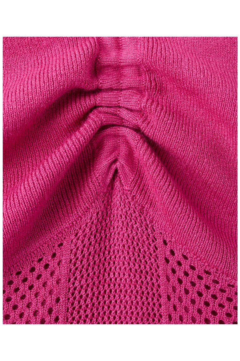 Halter Neck Knit Dress, Alternate, color, FUCHSIA