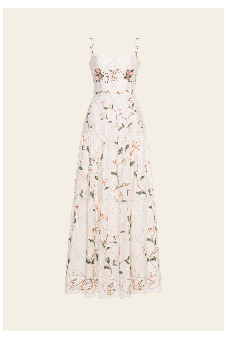 Lima Navegante Maxi Dress, Main, color, Ivory
