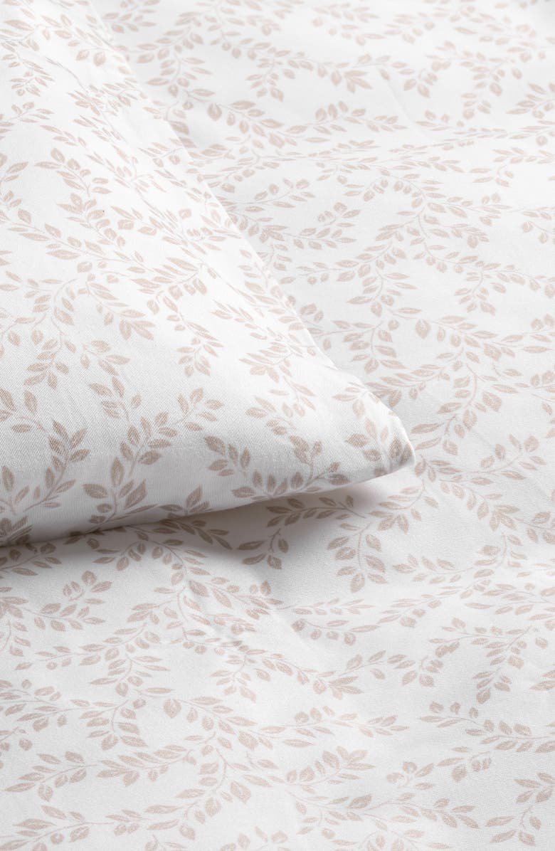 Domani Home Flora Cotton Crib Sham & Duvet Cover Set, Alternate, color, Beige