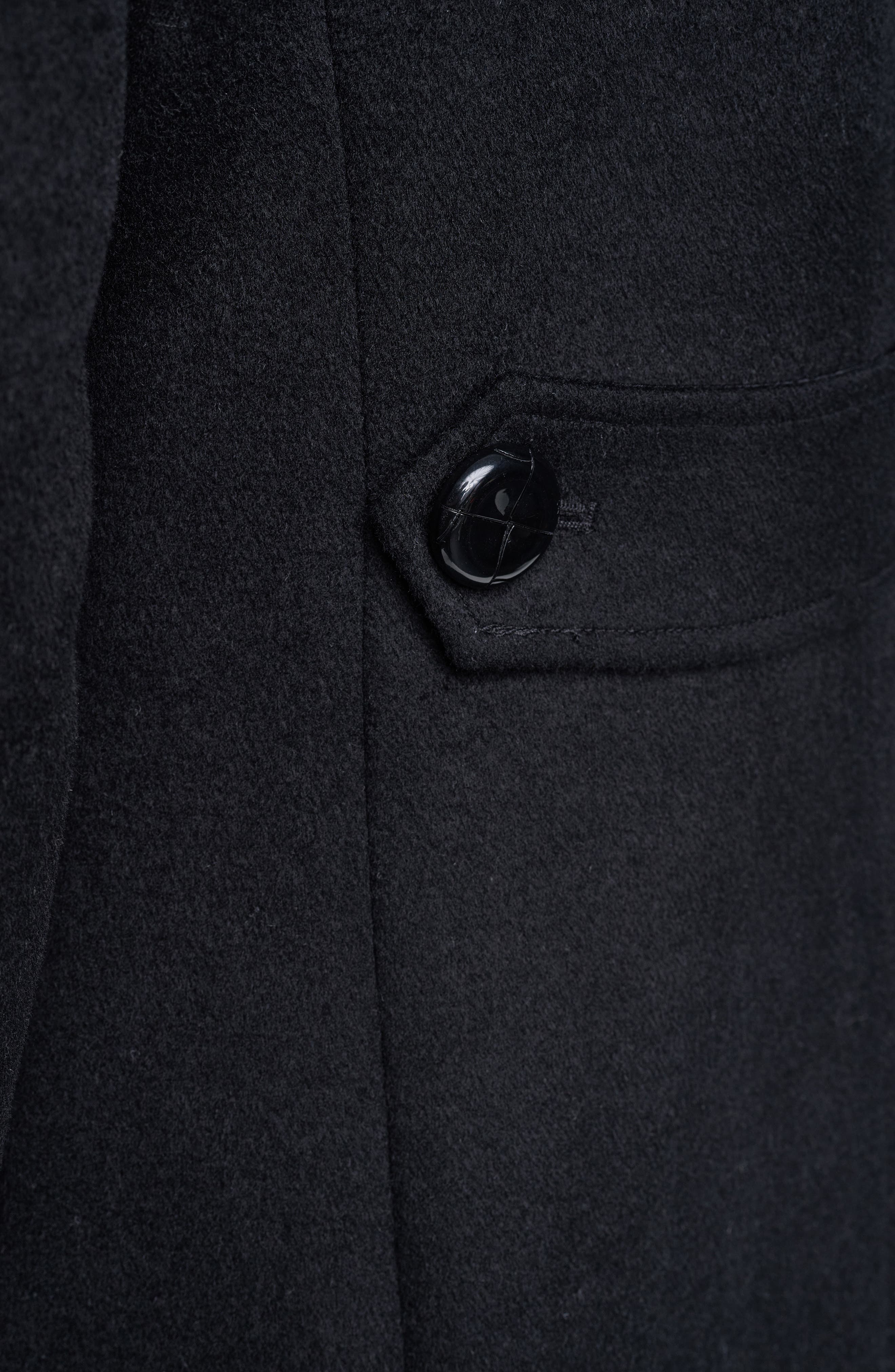 Женские куртки Cole Haan Signature Oversize Collar Wool Blend Coat — фото 7
