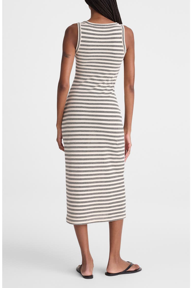 Scoop Neck Tank Maxi Dress, Alternate, color, TEXTURED STRIPE JQD