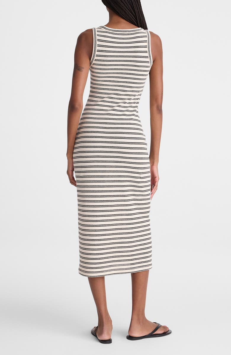Madewell Scoop Neck Tank Maxi Dress, Alternate, color, Textured Stripe Jqd