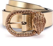 Kurt Geiger London Metallic Leather Belt