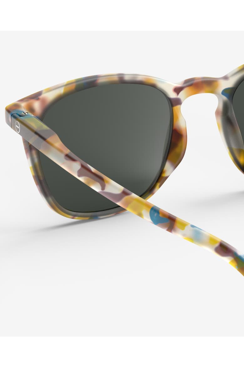 #E 49mm Trapeze Reading Sunglasses, Alternate, color, Blue Tortoise