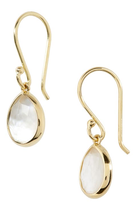 Rock Candy Teeny Teardrop Earrings