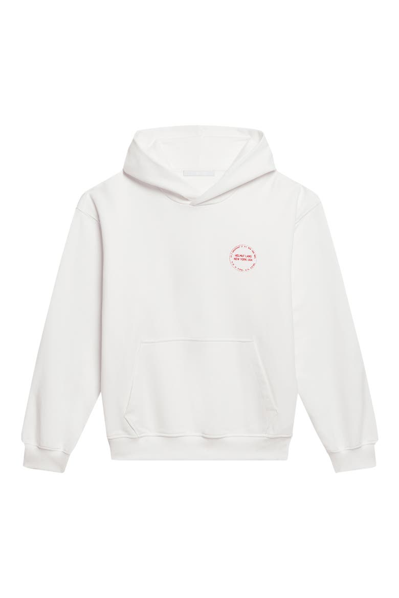 Stamp Cotton French Terry Pullover Hoodie, Alternate, color, OPTIC WHITE