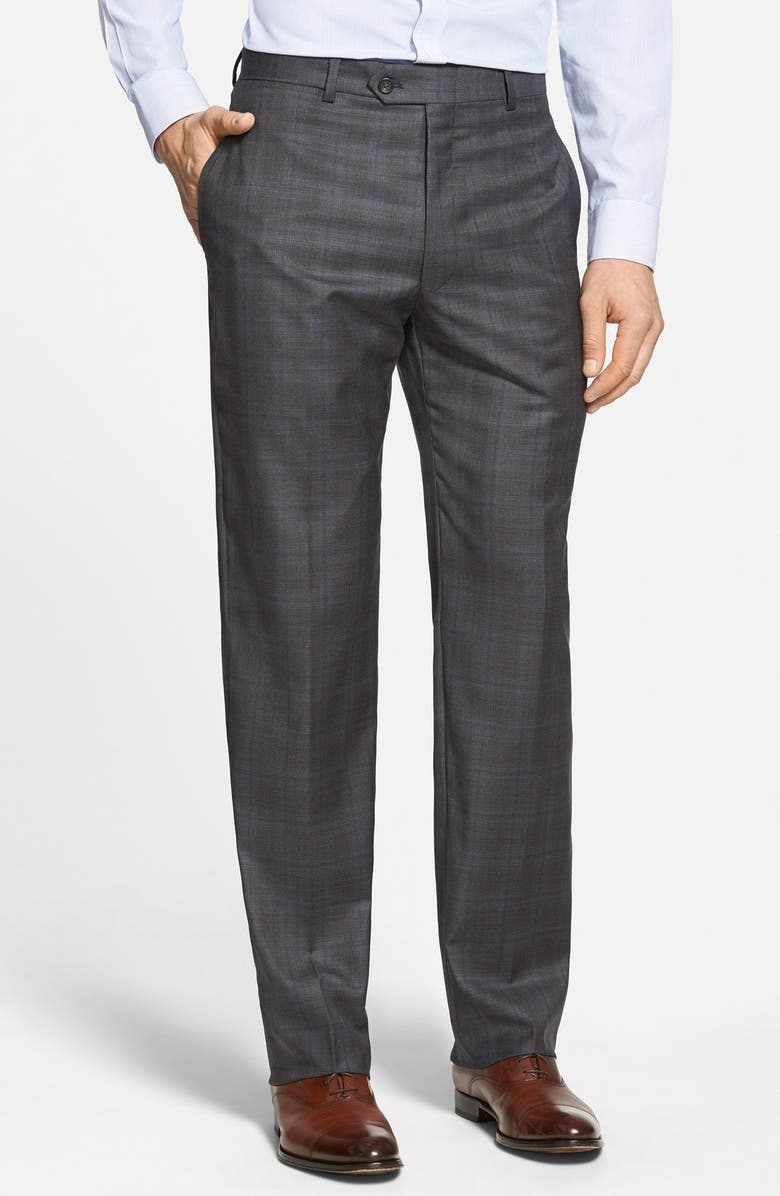 Hart Schaffner Marx 'New York' Classic Fit Plaid Wool Suit, Alternate, color,