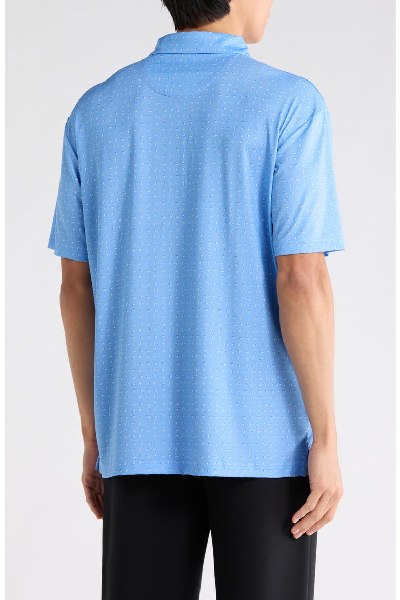 Polo Top, Alternate, color, VISTA BLUE