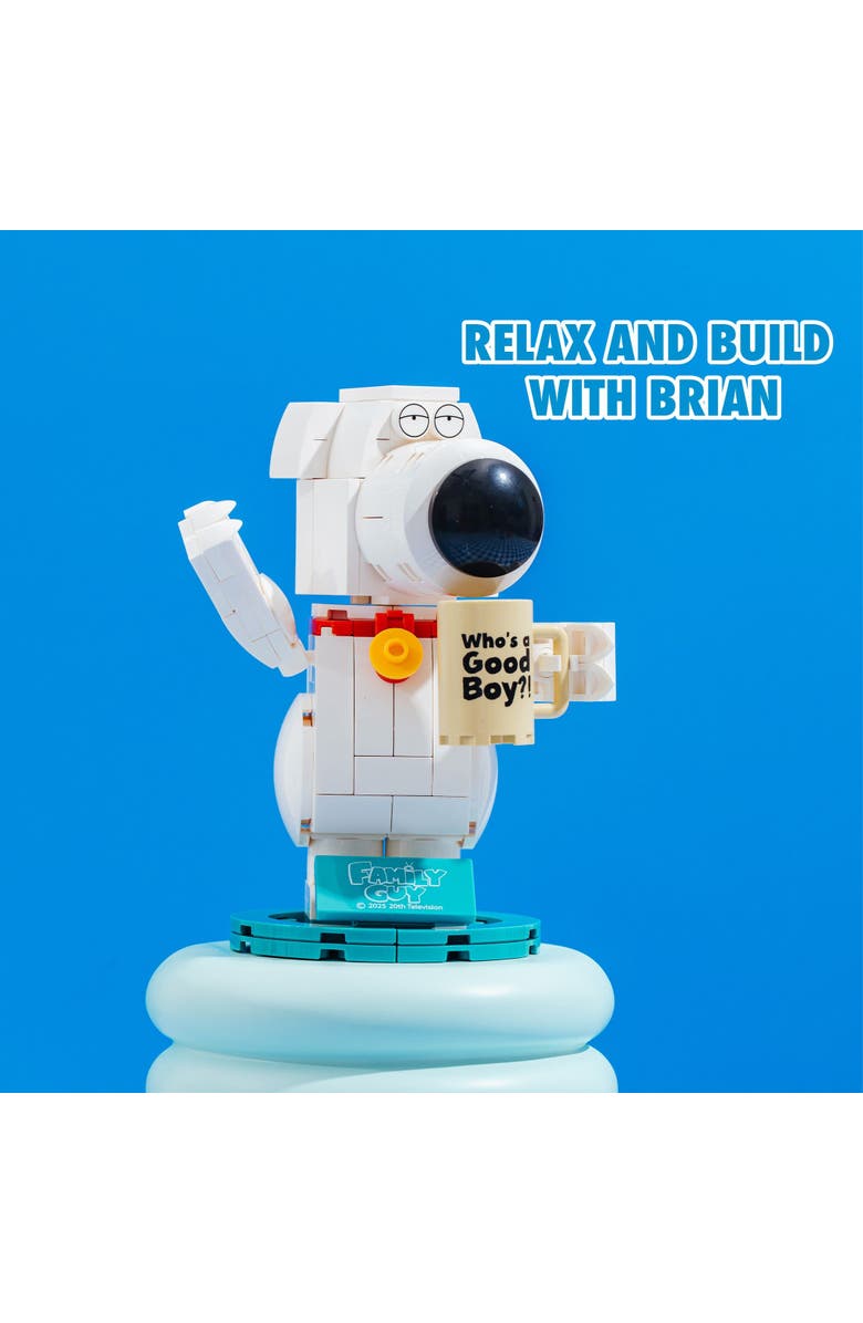 Brickcraft Family Guy Brian Griffin Building Set, Alternate, color, Red