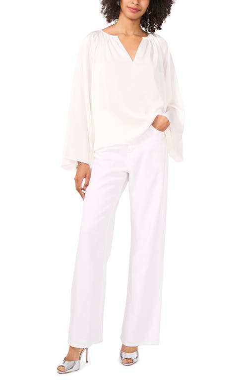 VINCE CAMUTO VINCE CAMUTO HAMMERED SATIN TOP 