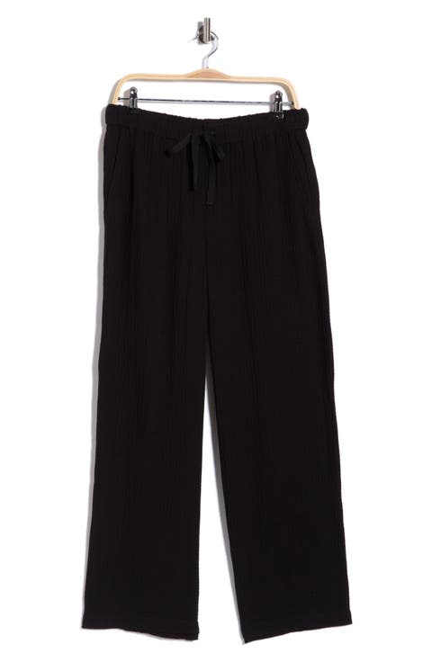 Organic Cotton Wide Leg Pants
