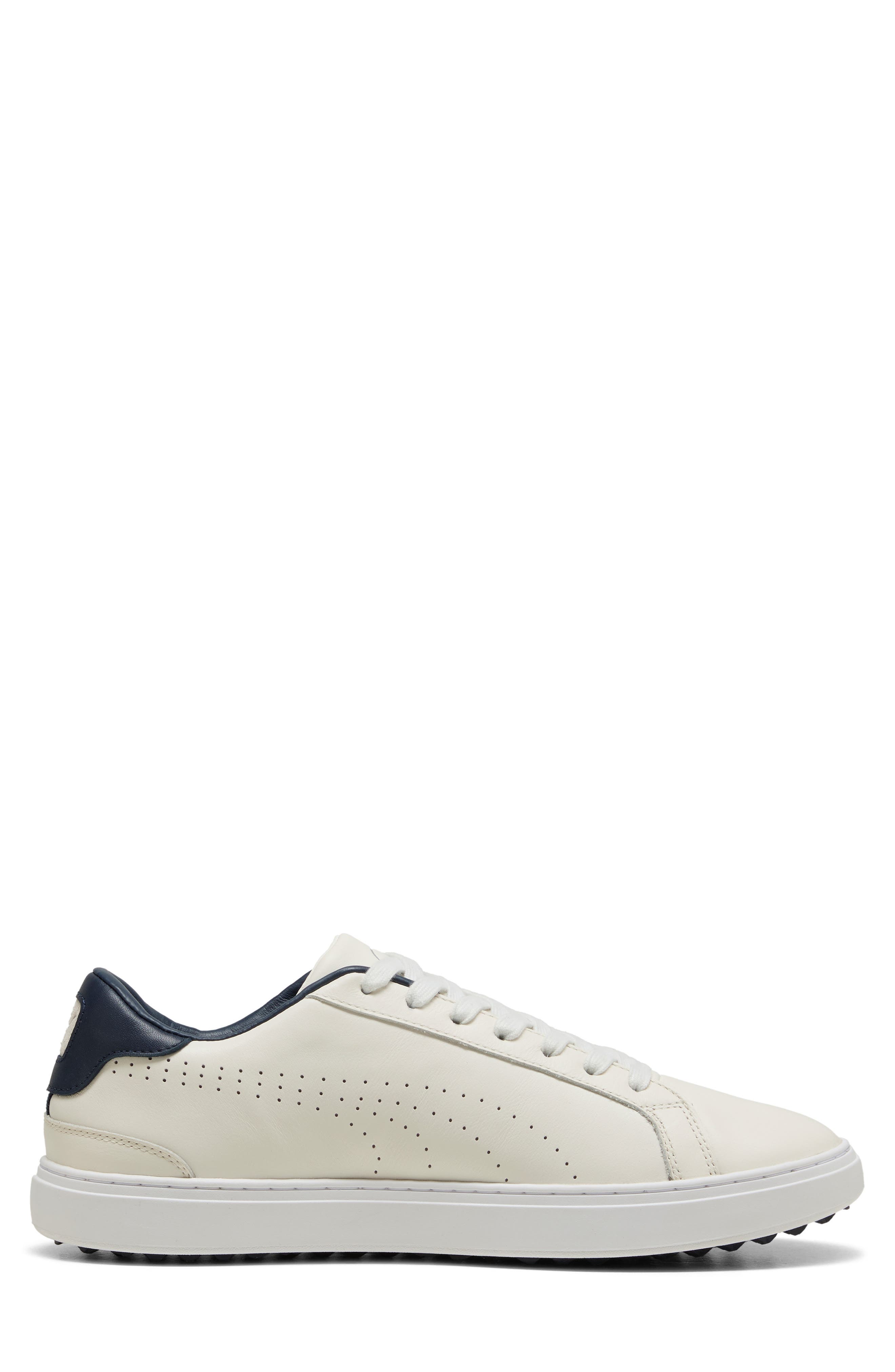 PUMA GOLF Classic G Golf Shoes, Alternate, color, Warm White-Deep Navy
