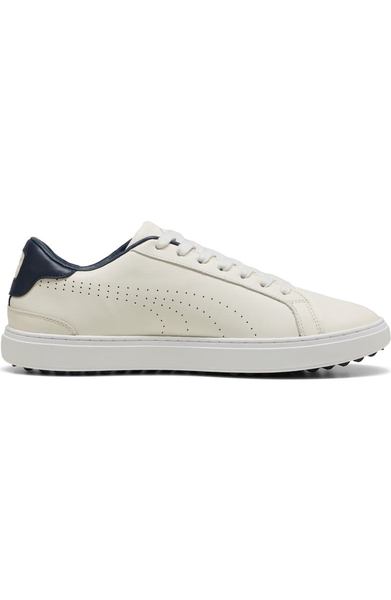 PUMA GOLF Classic G Golf Shoes, Alternate, color, Warm White-Deep Navy