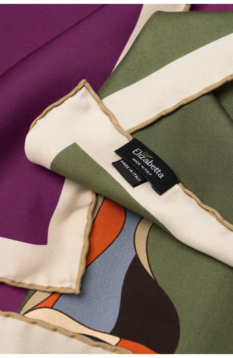 Elizabetta Julia - Hand Rolled Large Silk Foulard for Women, Alternate, color,