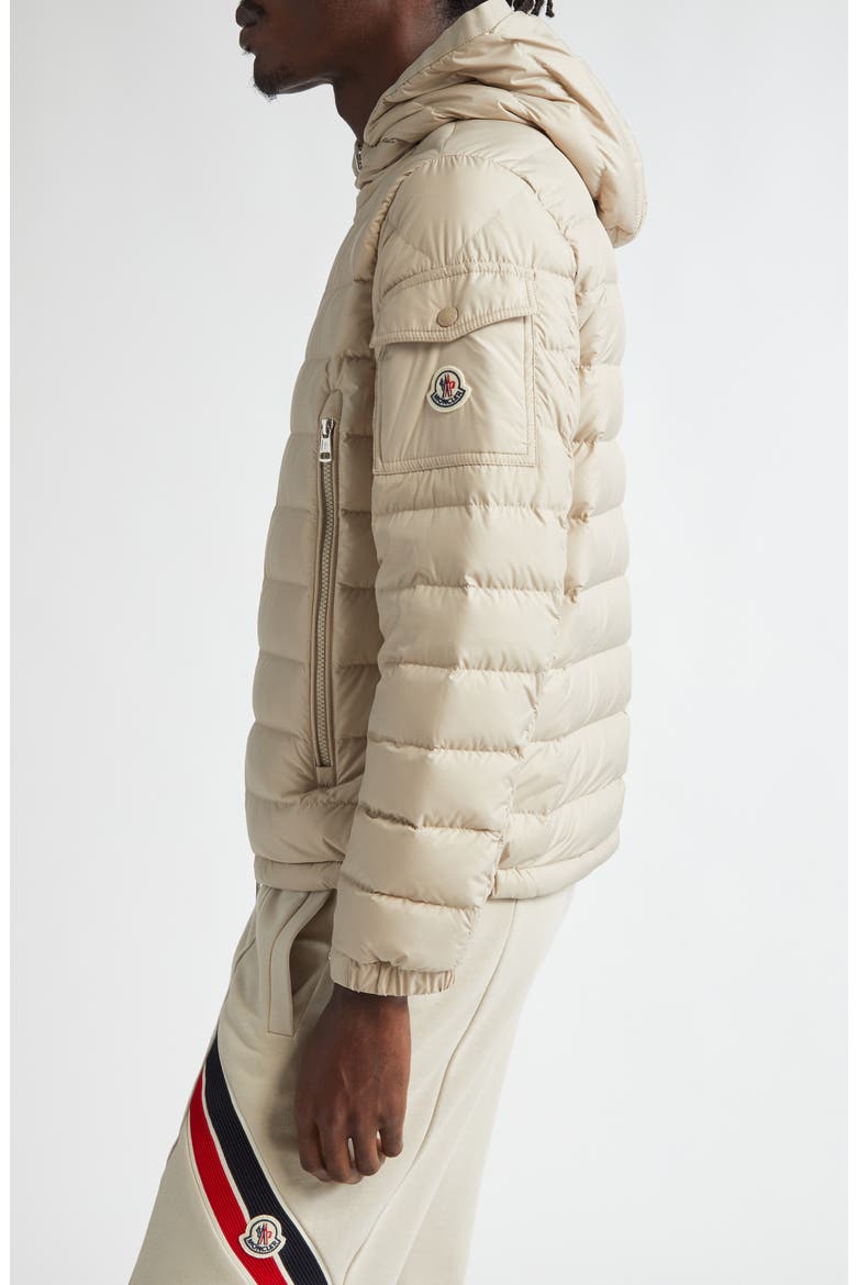 Galion Hooded Down Puffer Jacket, Alternate, color, MEDIUM BEIGE