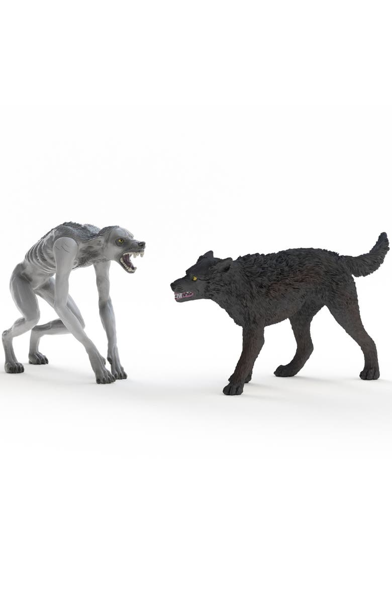 Schleich Wizarding World, 2 Figure Set, Werewolf vs Animagus, Kids 6+, Main, color, Multicolored