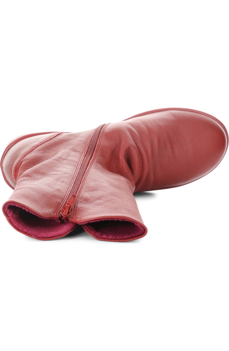 Softinos by Fly London Rott Wedge Boot, Alternate, color, Red