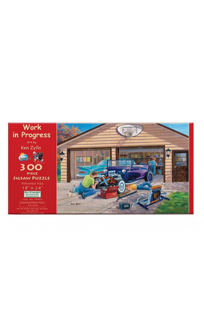 Sunsout Work in Progress 300 piece Jigsaw Puzzle for Adults, Alternate, color, Multicolor