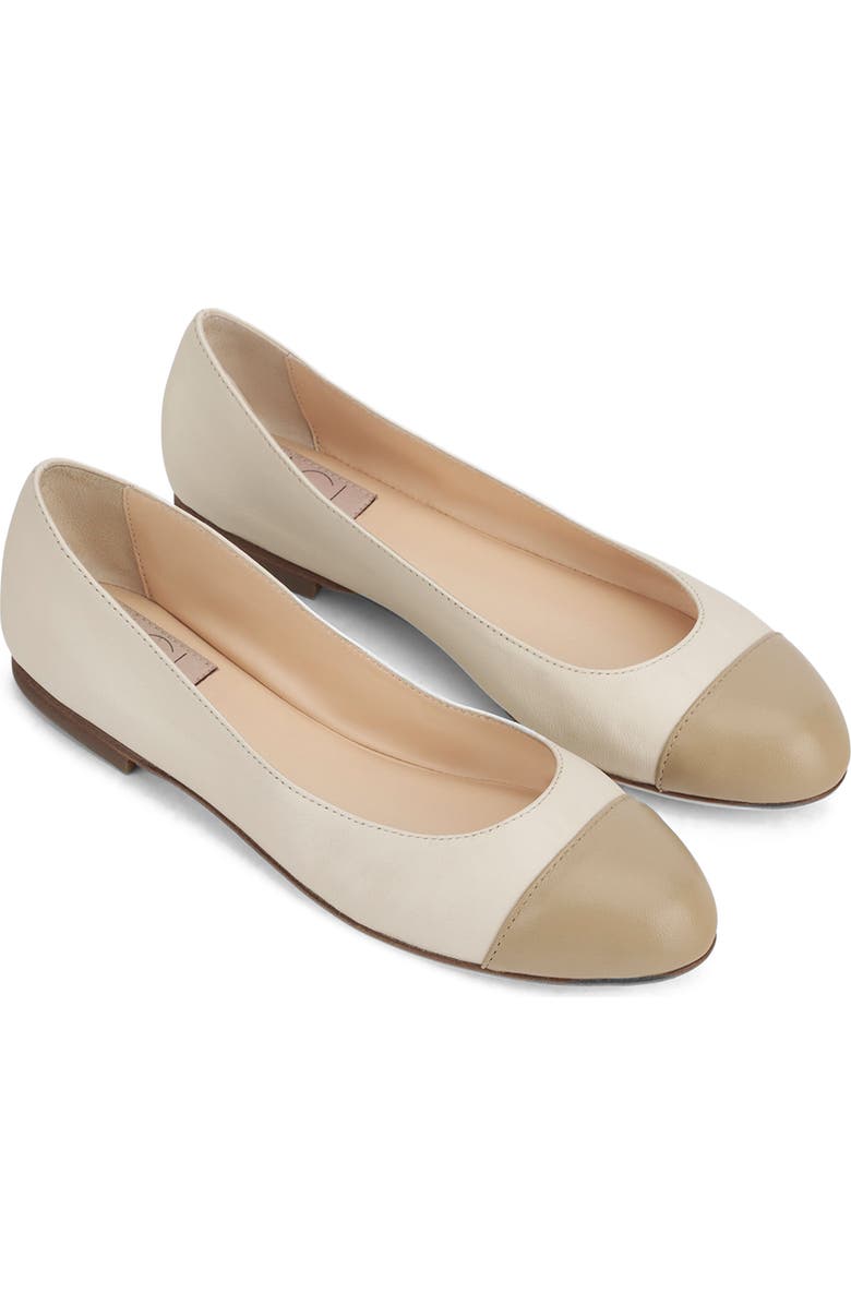 AGL Milly Bicolor Ballet Flat, Alternate, color, Milky