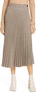 MM6 Maison Margiela Plaid Pleated Midi Skirt