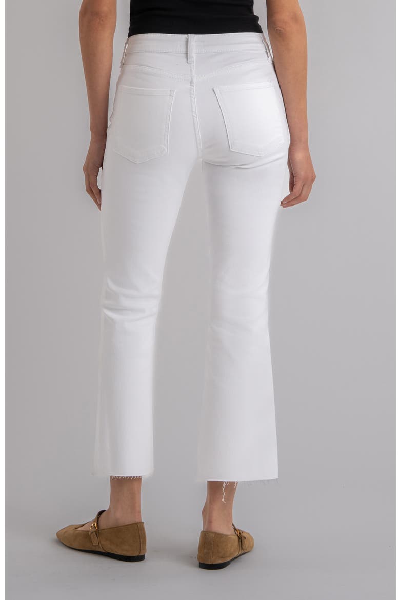 Kelsey High Waist Crop Flare Jeans, Alternate, color, OPTIC WHITE