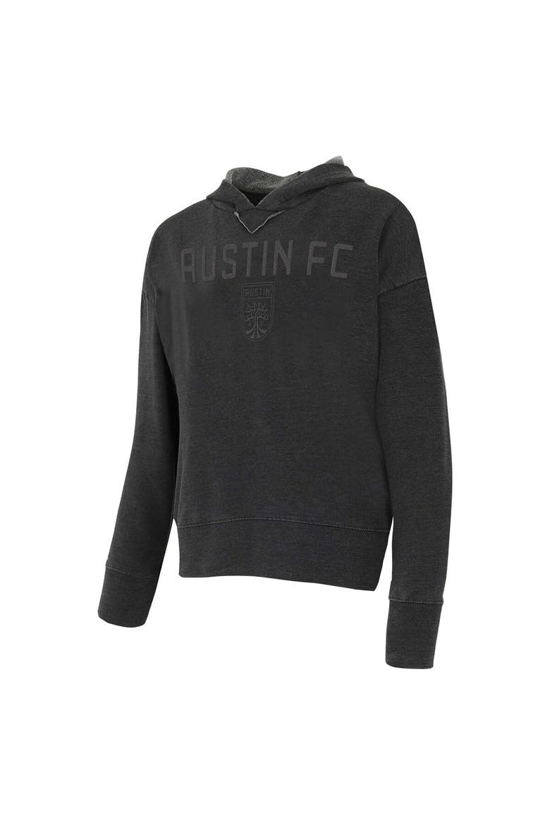 Women's Concepts Sport Charcoal Austin FC Volley Hoodie Long Sleeve T-Shirt, Alternate, color, Charcoal