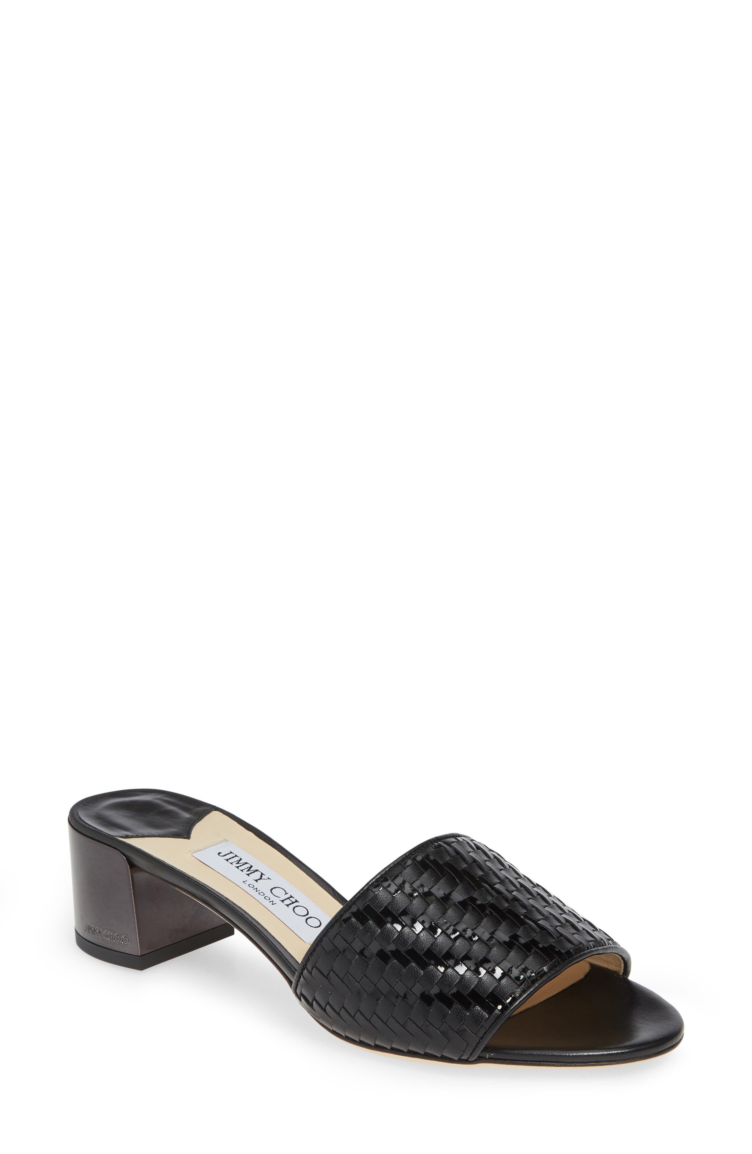 Jimmy Choo Joni Woven Slide Sandal, Main, color, 